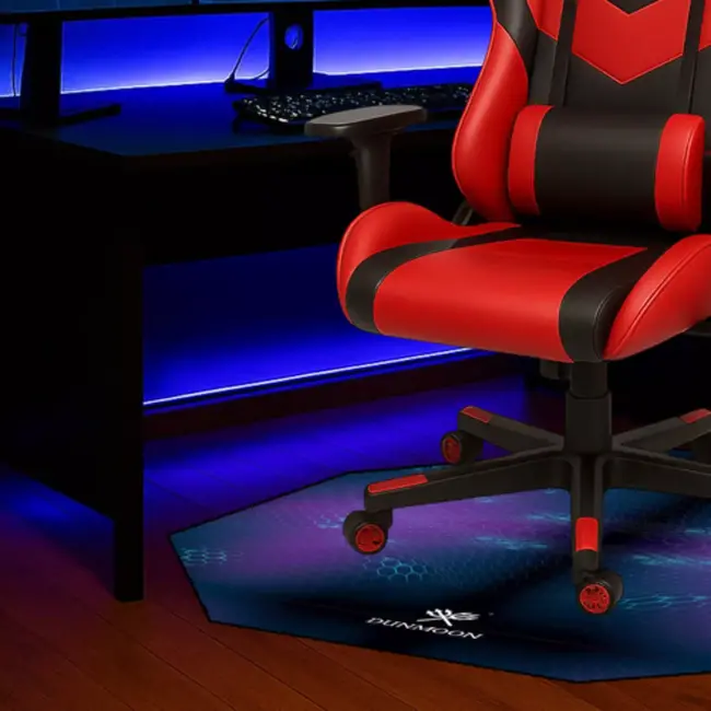 Dunmoon Gaming Mat 120x120 cm – Octagonale Stoelmat met Antislip