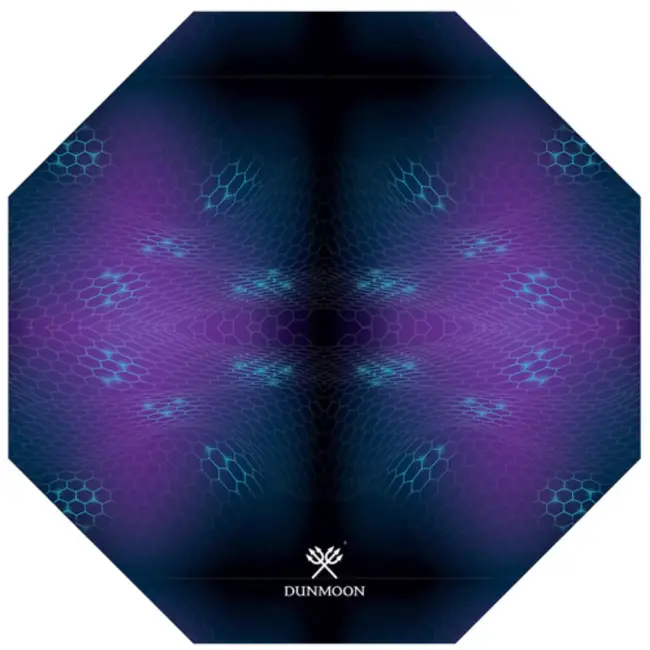 Dunmoon Gaming Mat 120x120 cm – Octagonale Stoelmat met Antislip
