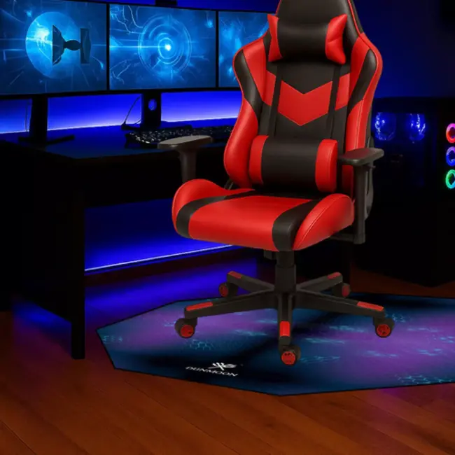 Dunmoon Gaming Mat 120x120 cm – Octagonale Stoelmat met Antislip