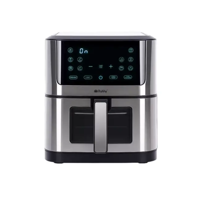 Ruhhy Airfryer XXL 8L – Olievrije Friteuse met 10 Programma's