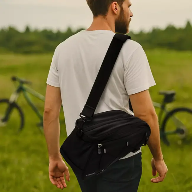 Trizand Fietstassen 3-Delig – 16L Bagagedrager Tas met Reflectie