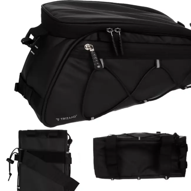 Trizand Fietstassen 3-Delig – 16L Bagagedrager Tas met Reflectie