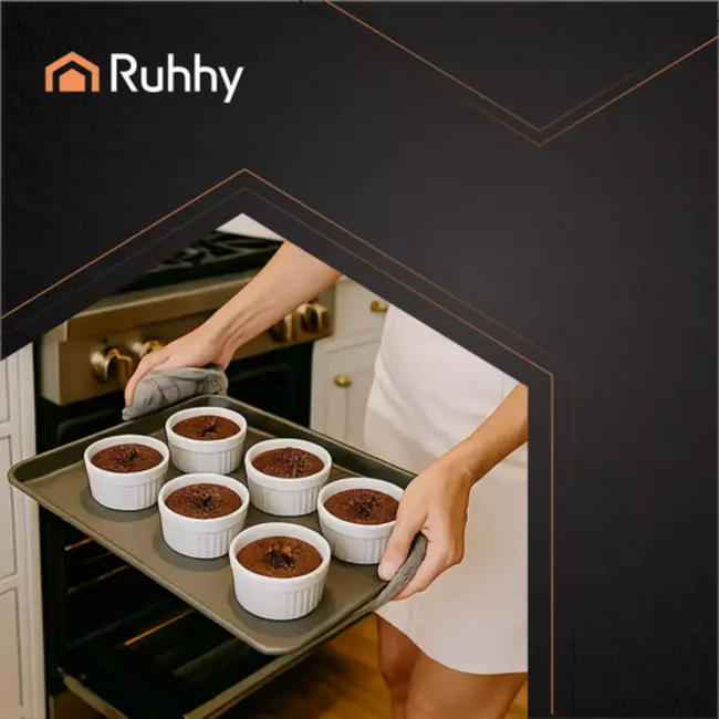 Ruhhy Set van 6 Ramekins – Ovenvaste Keramische Schaaltjes 200 ml