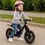 Kruzzel Loopfiets 12 inch Zwart – Verstelbaar Zadel + Draagriem