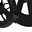 Kruzzel Loopfiets 12 inch Zwart – Verstelbaar Zadel + Draagriem