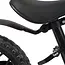 Kruzzel Loopfiets 12 inch Zwart – Verstelbaar Zadel + Draagriem