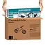 Kruzzel Loopfiets 12 inch Zwart – Verstelbaar Zadel + Draagriem