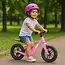 Kruzzel Loopfiets Roze 12 Inch – Verstelbaar Zadel + Draagriem