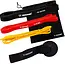 Trizand Weerstandsbanden Set – 3 Powerbands met Deuranker, Trainingsplan en Draagtas