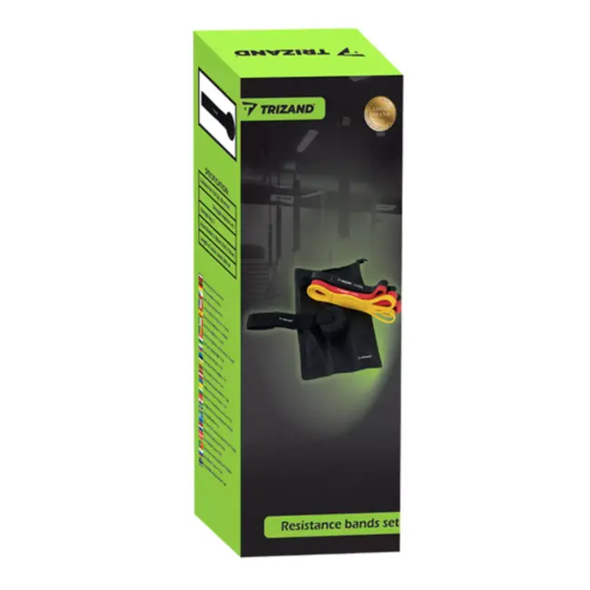 Trizand Weerstandsbanden Set – 3 Powerbands met Deuranker, Trainingsplan en Draagtas