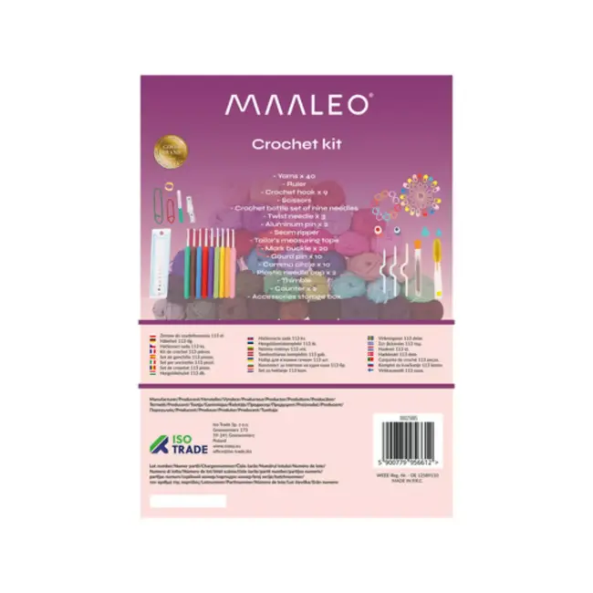 Maaleo Haakset 113-delig met Draagtas – Compleet Starterspakket