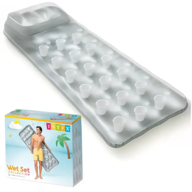 Intex Luchtmatras 58894 met Hoofdkussen – 188x71 cm Watermatras