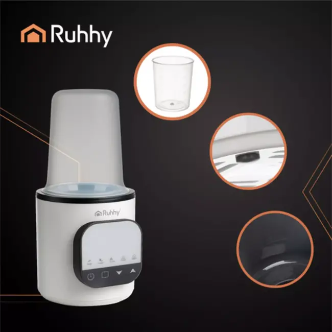 Ruhhy 5-in-1 Flessenwarmer – Sterilisator & Verwarming, Ontdooien & Meer