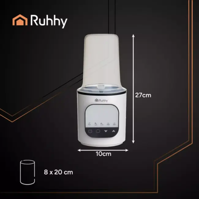 Ruhhy 5-in-1 Flessenwarmer – Sterilisator & Verwarming, Ontdooien & Meer