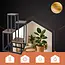 Ruhhy loft plantenstandaard – 4 lagen industrieel rek