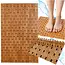 Ruhhy bamboe badmat 80x50 cm – antislip en waterproof