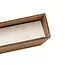 Ruhhy bloementafel 41 cm – moderne plantentafel zwart/hout