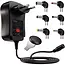 Izoxis Universele Adapter 3–12V met USB & 6 Pluggen – 30W