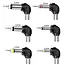 Izoxis Universele Adapter 3–12V met USB & 6 Pluggen – 30W