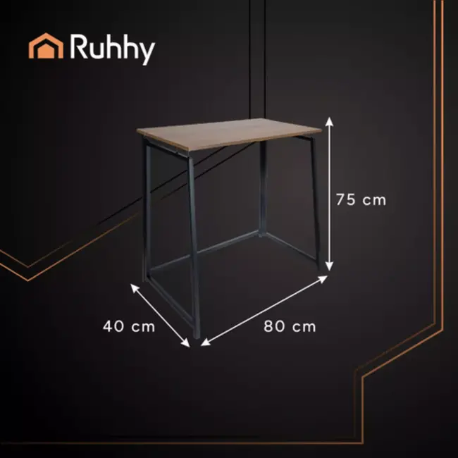 Ruhhy Inklapbaar Bureau – Compact Loft Design voor Kleine Ruimtes