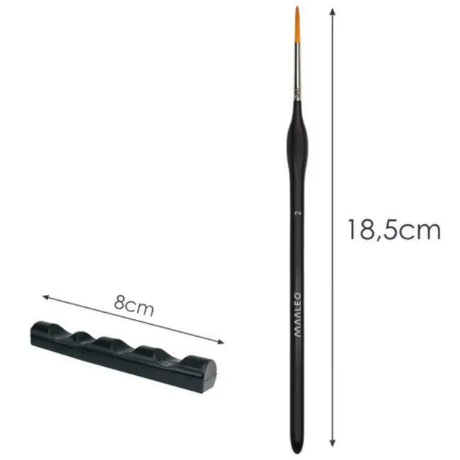 Maaleo Penseelset 5-delig – Perfect voor Fijn Schilderwerk