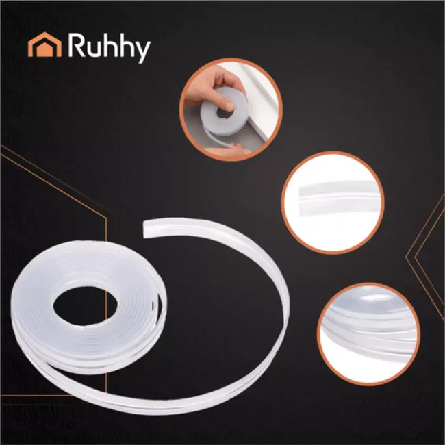 Ruhhy Randbescherming Tape Transparant – 3 Meter Veiligheid