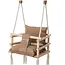 Kruzzel Velvet Babyschommel Beige – Veilig & Comfortabel
