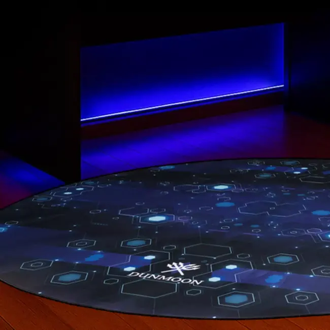 Dunmoon Gaming Mat Ronde Vloermat 120cm – Antislip & Wasbaar