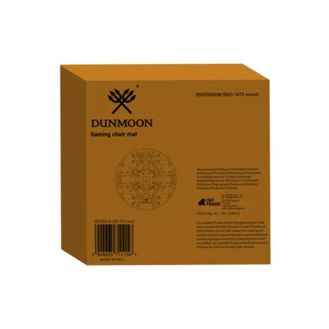 Dunmoon Gaming Mat Ronde Vloermat 120cm – Antislip & Wasbaar