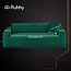 Ruhhy Bankhoes Donkergroen 190–230 cm – Incl. Kussenhoes