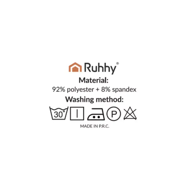 Ruhhy Bankhoes Velours Donkergroen 190–230 cm – Incl. Kussenhoes