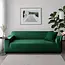 Ruhhy Bankhoes Donkergroen 190–230 cm – Incl. Kussenhoes