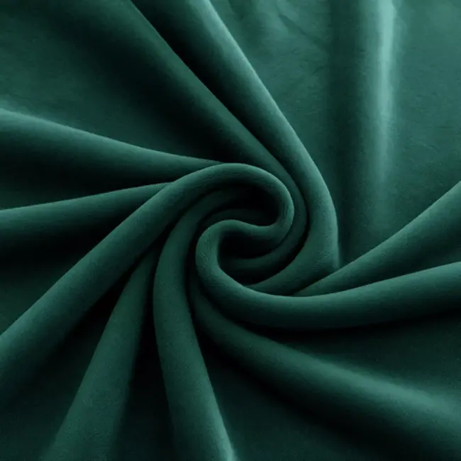 Ruhhy Bankhoes Velours Donkergroen 190–230 cm – Incl. Kussenhoes