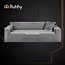 Ruhhy Bankhoes Donkergrijs 190–230 cm – Met Kussenhoes & Stretchstof