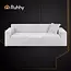 Ruhhy Bankhoes Lichtgrijs 190–230 cm – Incl. Kussenhoes & Stretchstof