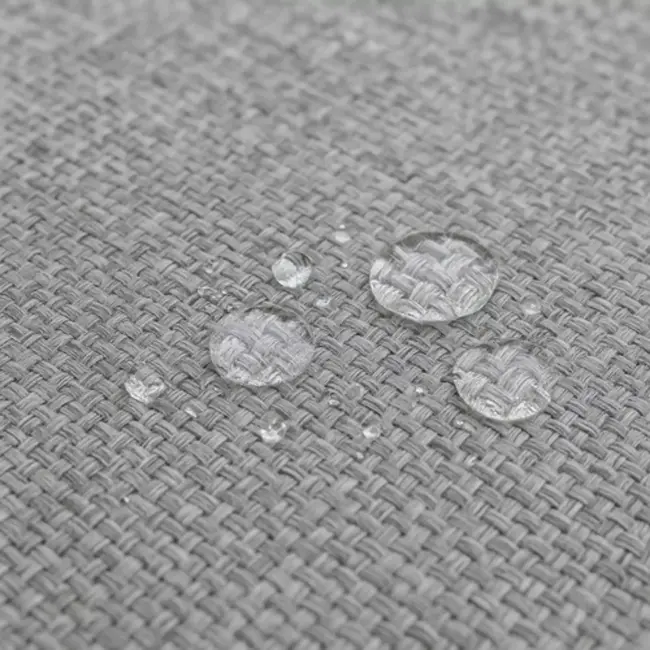 Ruhhy Lichtgrijze stoffen Poef 60×30×30 cm – Stijl & Comfort