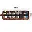 Maaleo 40‑delige modelleer‑ & beeldhouwset in rol‑etui