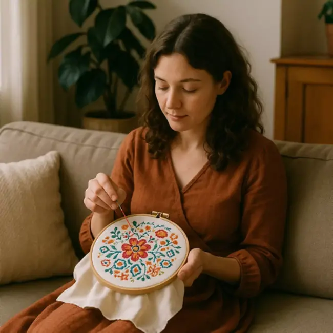 Ruhhy Borduurset 50 Kleuren – Floss Katoengaren voor Handwerk