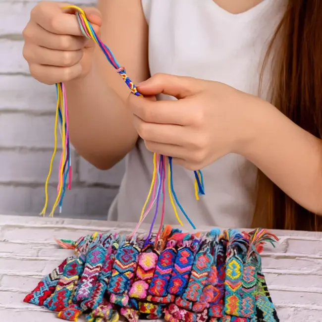 Ruhhy Borduurset 50 Kleuren – Floss Katoengaren voor Handwerk
