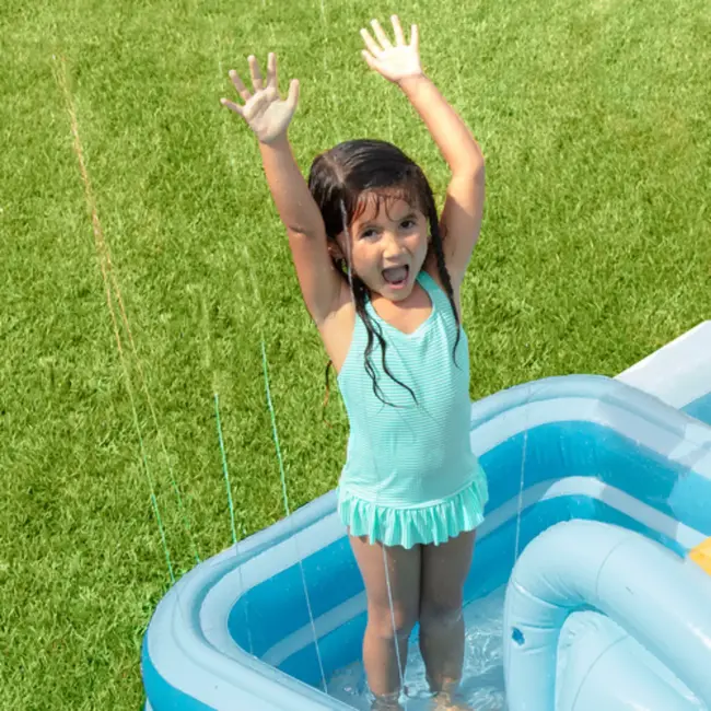 Intex Jungle Adventure speelzwembad 244×198×71 cm met glijbaan