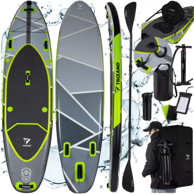 Trizand SUP-board 350 cm – Complete recreatie set + accessoires