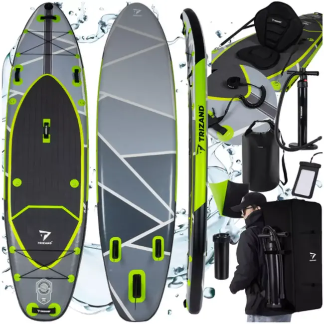 Trizand SUP Board 335 cm – Complete set incl. peddel, pomp & accessoires