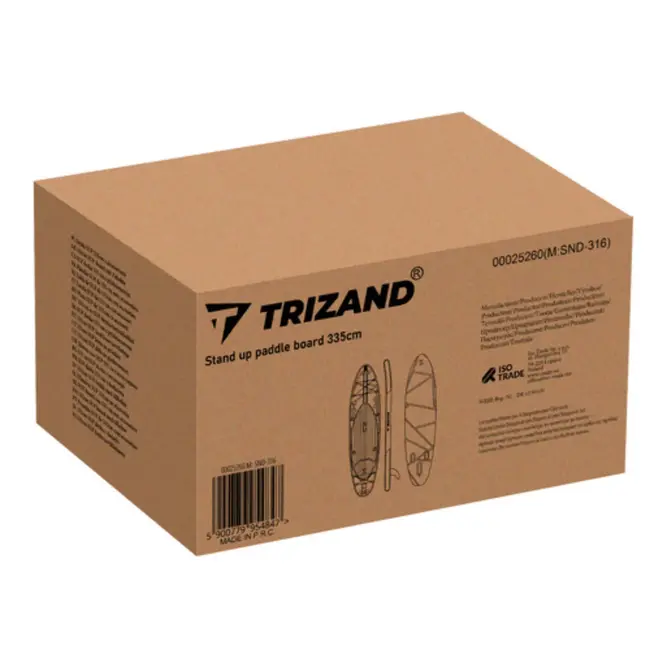 Trizand SUP Board 335 cm – Complete set incl. peddel, pomp & accessoires