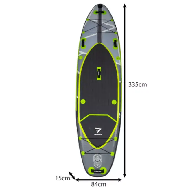 Trizand SUP Board 335 cm – Complete set incl. peddel, pomp & accessoires