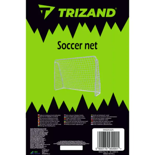 Trizand Voetbalgoal Net 213×150×90 cm – Stevig & Weerbestendig