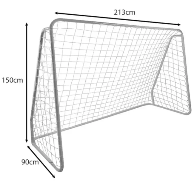Trizand Voetbalgoal Net 213×150×90 cm – Stevig & Weerbestendig