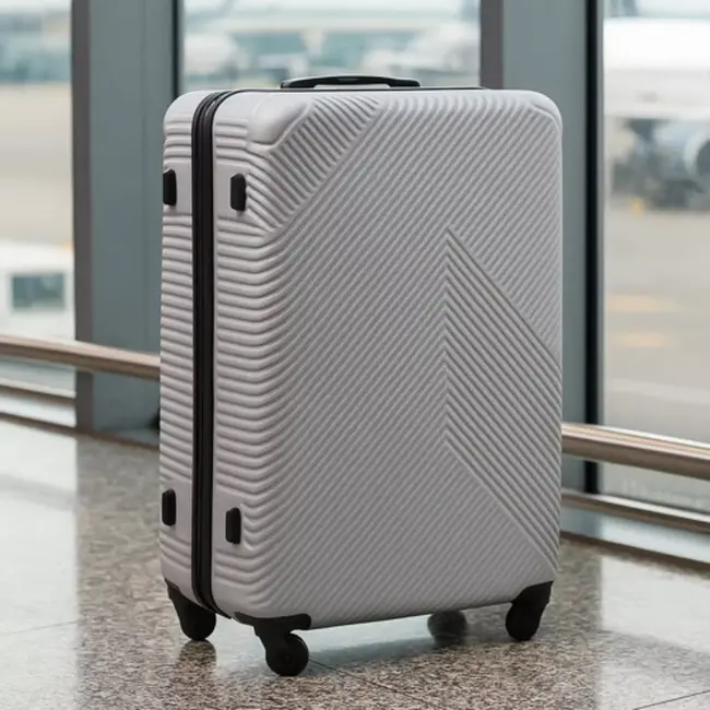 Trizand 3-in-1 kofferset grijs – ABS met TSA slot & zwenkwielen