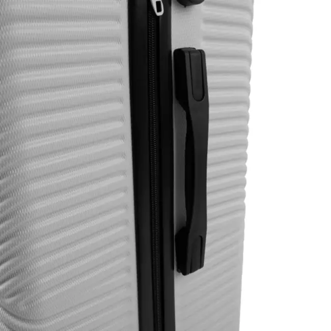 Trizand 3-in-1 kofferset grijs – ABS met TSA slot & zwenkwielen