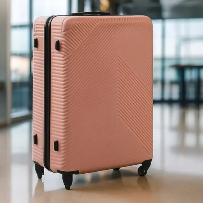 Trizand 3-in-1 kofferset roze – ABS met TSA slot & 360° wielen