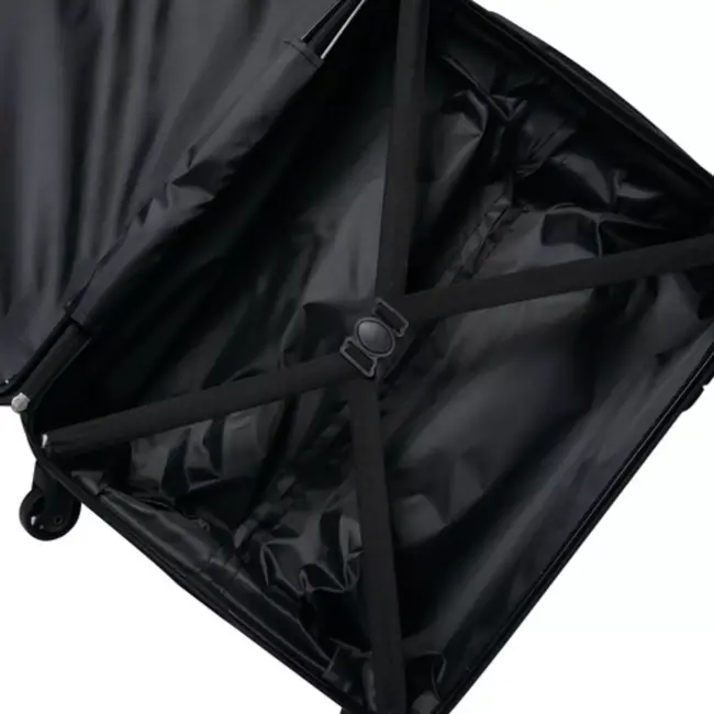 Trizand 3‑in‑1 kofferset zwart – ABS met TSA slot & 360° wielen